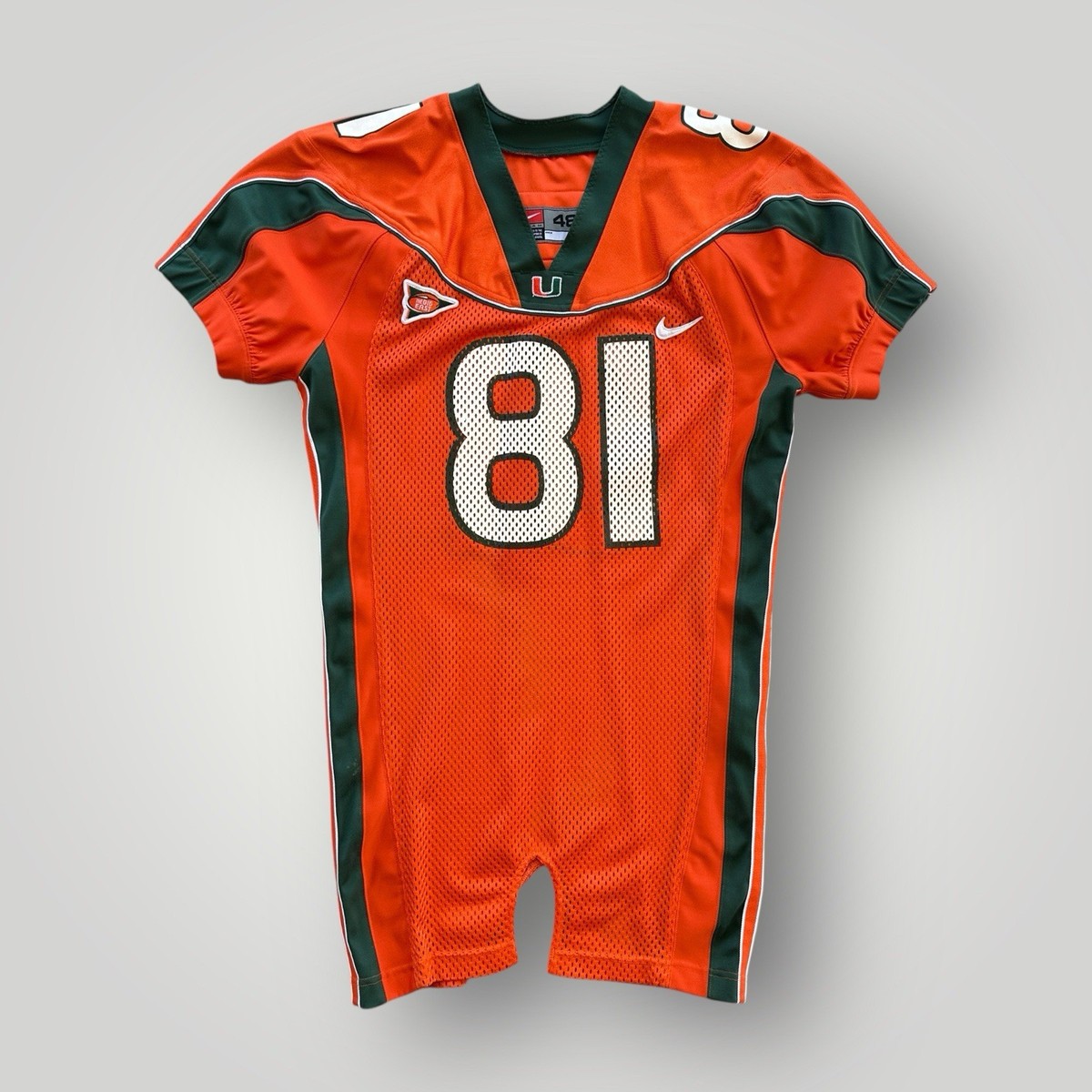 2003 Nike Kellen Winlsow II Miami Hurricanes Game Issued Un Worn