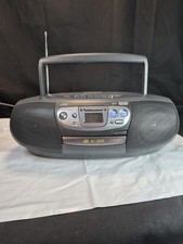 JVC RC-QS10 Radio CD Cassette Deck Player BoomBox, Portable, Clean  Works Perfe