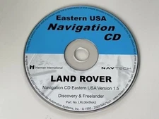 2002 2003 2004 2005 Land Rover Freelander Discovery II Navigation CD EASTERN MAP