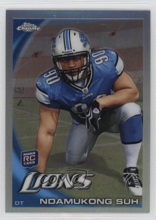 2010 Topps Chrome Refractor Ndamukong Suh #C160 Rookie RC 4f5