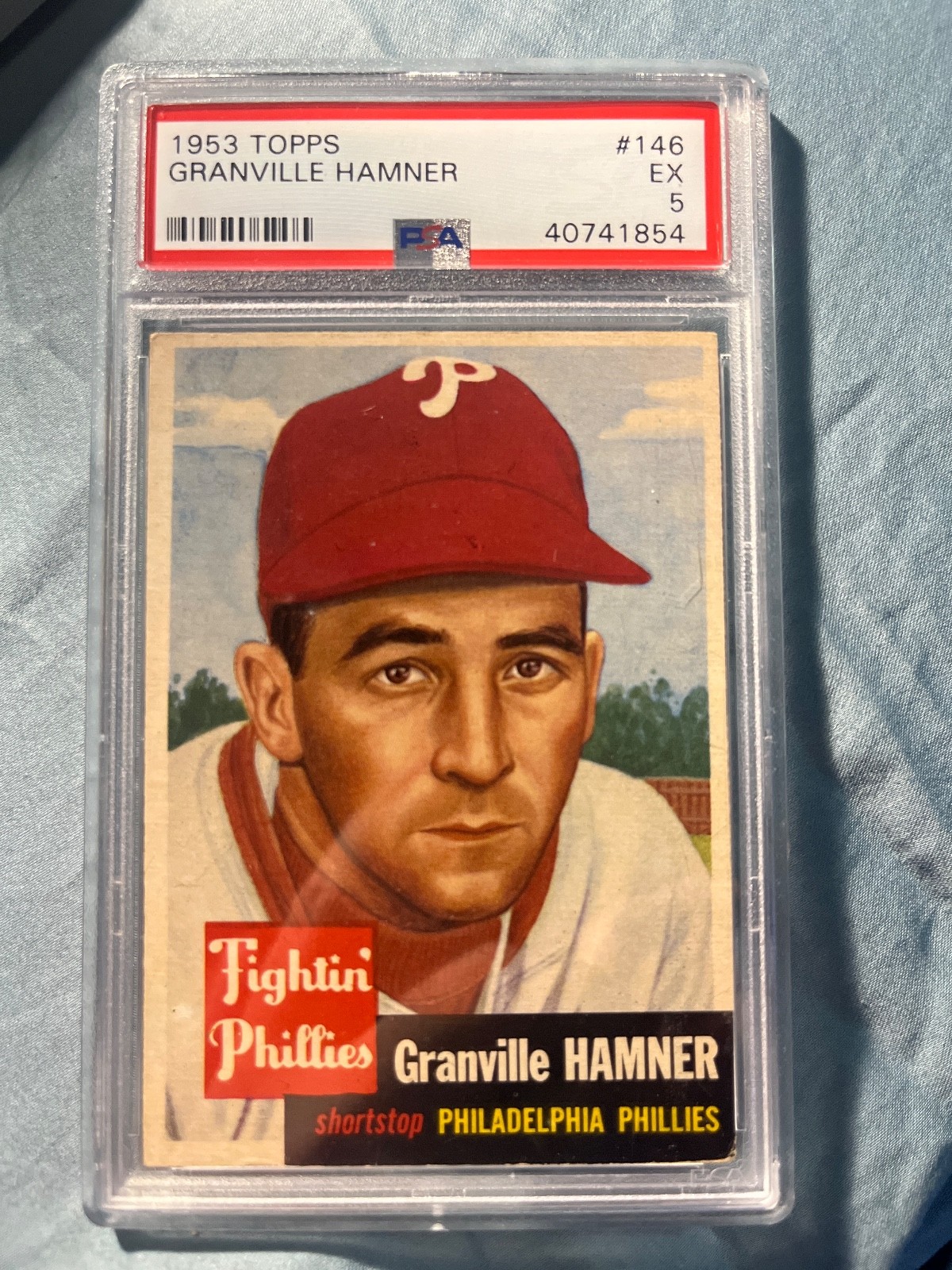 1953 Topps Granville Hamner 146 Philadelphia Phillies PSA 5