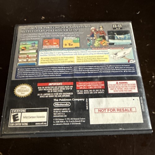 Pokemon SoulSilver (Nintendo DS) Not For Resale - Picture 2 of 7