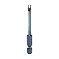 "FüR U6 Magnetkopf 1/4\" Sechskantschaft 2.6\" U-Bit Schraubendreher Blau"
