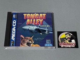 Tomcat Alley Sega Mega CD NTSC-J Spinecard + Reg.card