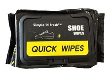 Shoe wipes 30 Pcs Sneaker Wipes Cleaner Quick Travel Portable...