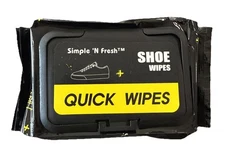 Shoe wipes 30 Pcs Sneaker Wipes Cleaner Quick Travel Portable...