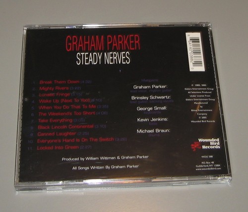 Graham Parker And The Shot - Steady Nerves (CD, 2005, Wounded Bird Records) - Bild 2 von 4