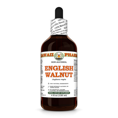 English Walnut (Juglans regia) Glycerite, Dried Leaf Liquid Extract