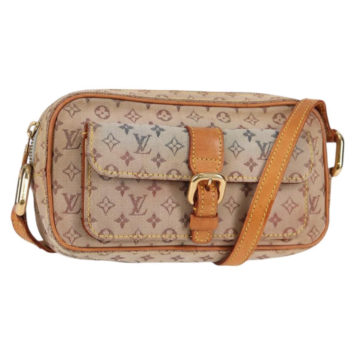 Borsa a tracolla Louis Vuitton Monogram Mini Juliet MM blu M92004 LV originale 96862