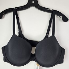 SKIMS NWT Fits Everybody T-Shirt Bra Black Onyx Style BA-DEM-9221 Underwire