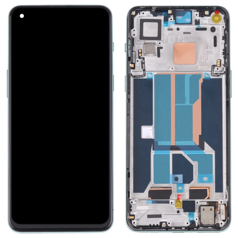 For OnePlus Nord 2 5G DN2101, DN2103 AMOLED Display LCD Screen Digitizer + Frame - Image 2 of 4