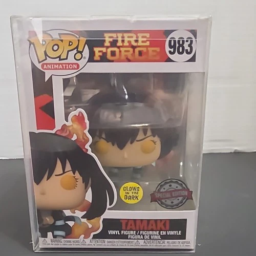 FUNKO POP! Animation | Fire Force Tamaki #983 | Glow in the Dark | Hot Topic Ex