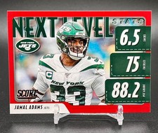 2020 Score #NLS-JA Jamal Adams JETS NEXT LEVEL Red Parallel football card NM/MT