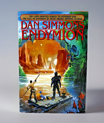 Endymion by Dan Simmons Vintage 1996 Bantam Books First Edition Hardback Book