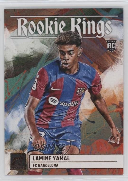 2023-24 Panini Donruss FIFA Rookie Kings Lamine Yamal #2 RC 0s2