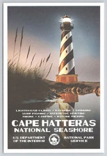 Cape Hatteras National Seashore Lighthouse 4x6 Postcard NPS North Carolina NC