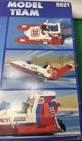 LEGO Model Team 5521 Sea Jet 1991 Complete w/ Box Instructions Vintage