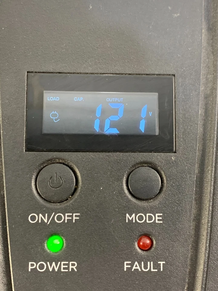 Good Condition CyberPower CP825AVRLCD Intelligent LCD UPS System, 825VA/450W - Image 4 of 4