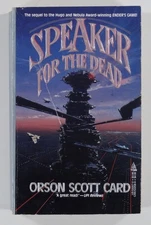 1987 Orson Scott Card SPEAKER FOR THE DEAD Ender's Quintet #2 TOR PB