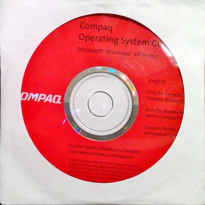 Compaq Operating System CD in English for Compaq PC VERY GOOD 