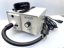 Schott ACE I Faseroptische Lichtquelle & Mikroskop Lichtleiter