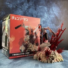 Chainsaw Man Pochita Denji PVC Model Statue Figure Toy Ornament Collectible 18cm