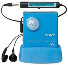Sony MZ-E510 L MD Walkman Blue used Japan