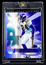 Randy Moss RARE REFRACTOR PURPLE COLOR MATCH PRIZM INVESTMENT CARD Vikings SSP