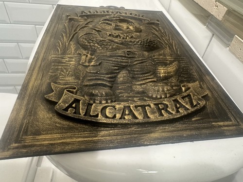 9” X 6.5”Alligator Alcatraz Ice Agent Plaque Sign Wall Art Don’t Tread On Me 3d - Bild 5 von 8
