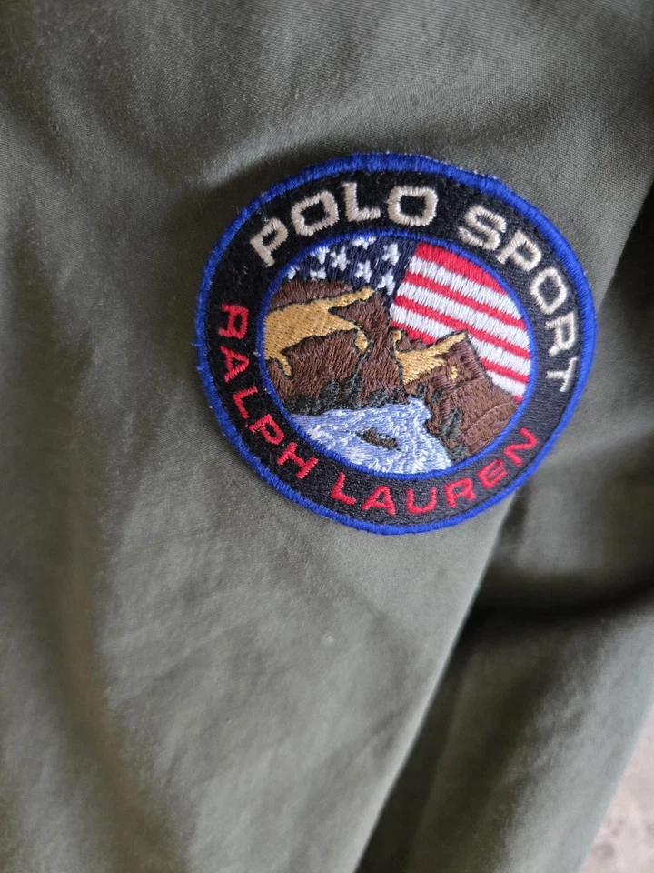 Винтажный Polo Sport Ralph Lauren экспедиции нашивка куртка Colorblock мужской XXL - Изображение 2 из 4