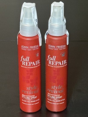 Lot of 2 ~ John Frieda Full Repair Heat-Activated Styling Spray 4 oz Each ~ NEW