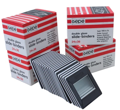 Gepe 80 Monture cadre diapositive haut de gamme double verre 24x36 ( Réf#J-252)
