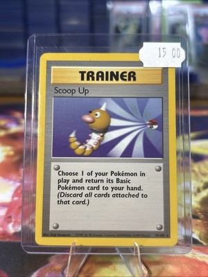Pokémon Scoop Up 78/102 Base Set Rare Trainer   SHIPS FAST  +FREE GIFT   LP