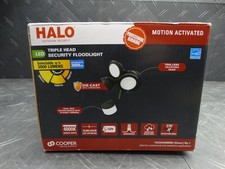 Halo Tgs 27w Bronze Motionsensor Outdoor Led Flood Light W Round Triple Head