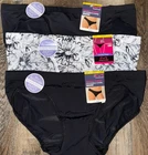 Maidenform 3-Pair Womens Bikini Underwear Nylon Blend  Barely There (A) ~ M/6