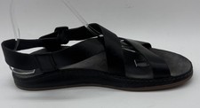 Chaco Women's Townes Midform Sandal Black Leather Strappy Sling Back Sz 9 EU 40