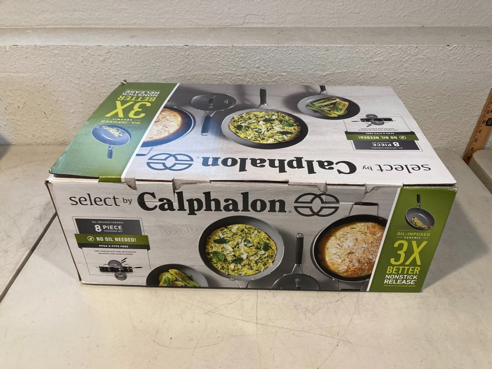 Select by Calphalon 8pc Oil Infused Ceramic Cookware Set