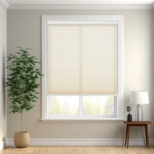 38mm Light Filtering Window Blinds Cordless Cellular Shades Honeycomb-Six Colors