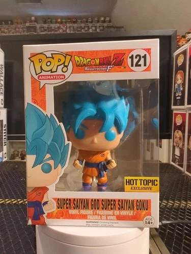 Funko Pop! : Dragon Ball - Super Saiyan God Super Saiyan Goku #121 Hot Topic Exc