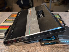 Atari 7800 Console With 15 Games Manual Tested Defender  Space Invaders Pac Man