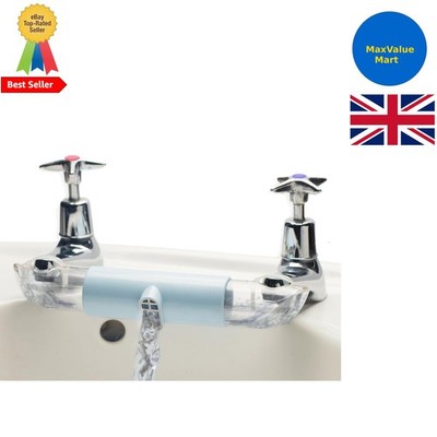 Verstellbare blaue Spültischarmatur für Küche & Bad - spart mühelos Wasser