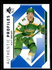 2023-24 Upper Deck SP Hockey Authentic Profiles Blue #AP-8 Matt Boldy