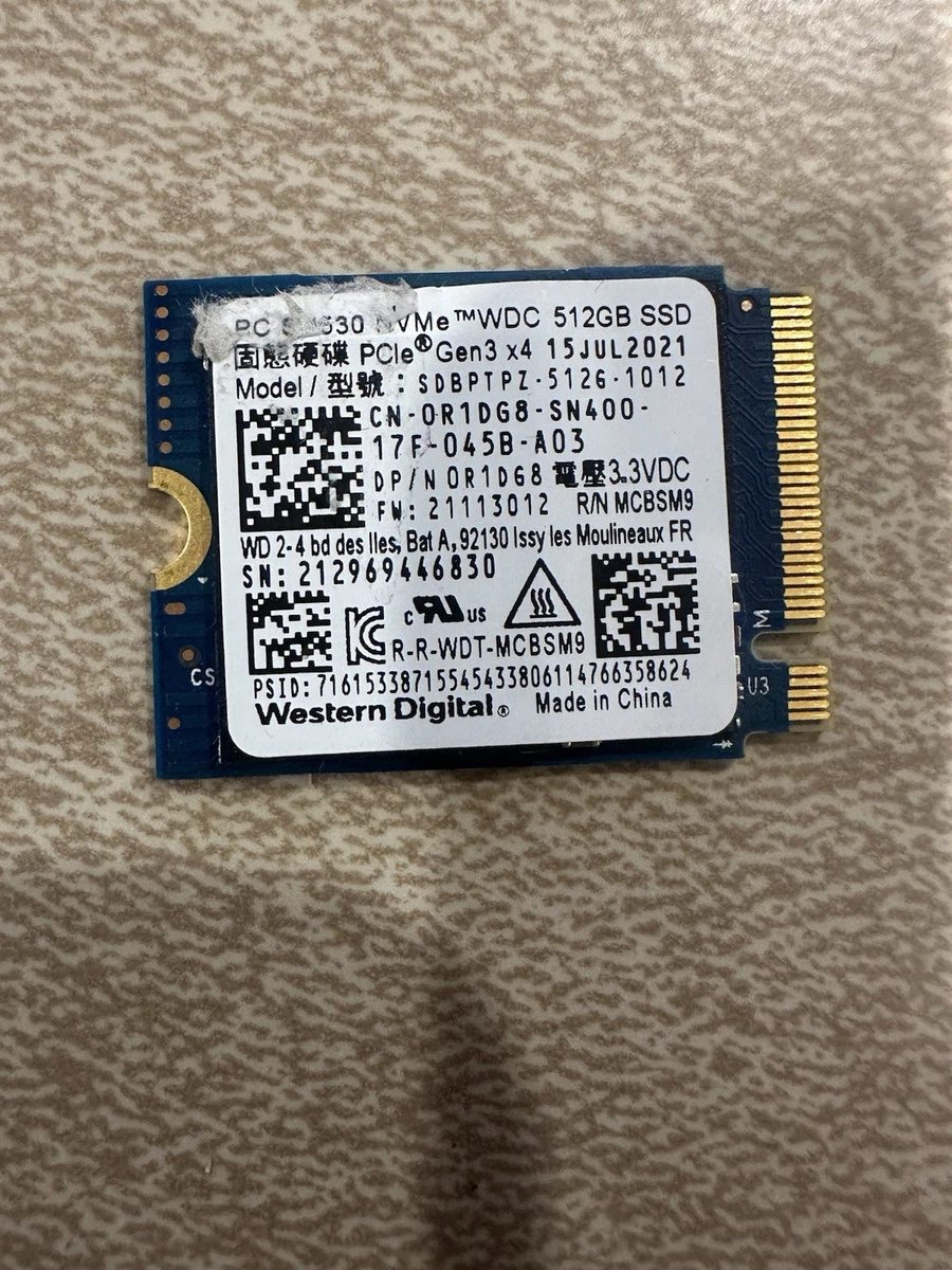 Western Digital 512 GB Solid State Drives for sale - eBay