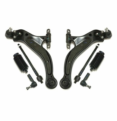 For 1999-2003 Toyota Solara Front Suspension 8pc Kit - Lower Control Arms Tie Rods - Autopartsclub2018