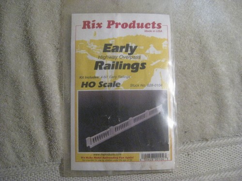 EARLY HIGHWAY OVERPASS RAILINGS KIT HO SCALE LAYOUT DIORAMA Sealed