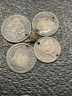 4 X Silver "Love" Tokens. Free Shipping. =