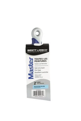 Cepillo de pintura Bestt Liebco Master 2" ángulo puntos cortos apretados poliéster nailon Foto 2 de 3