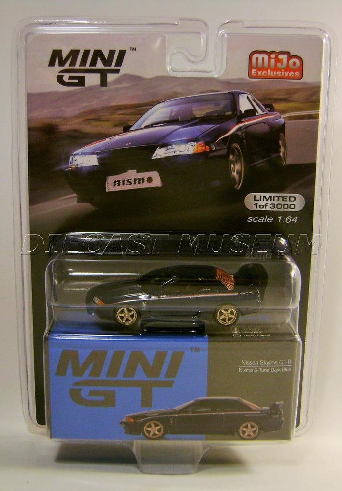 Nissan Skyline GT-R Nismo S-Tune Blue USA Mijo TSM Mini GT Diecast Model 2022