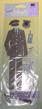 Jolee’s Boutique POLICE 10pcs Dimensional Scrapbooking Stickers RARE