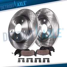 REAR Brake Rotors Ceramic Pads for Hyundai Elantra Veloster Kia Forte Koup Soul